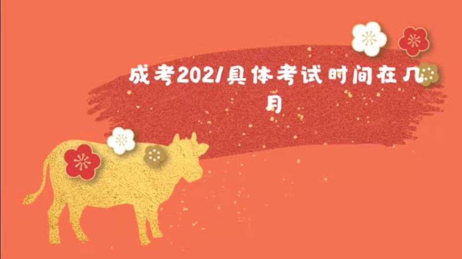 成考2021具體考試時(shí)間安排在哪月